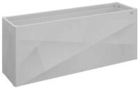 Biohort HochBeet X-Design B 201 x T 53 x H 77 cm (Gr. 2x0,5) silber-metallic