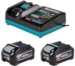 Makita Akku Power Source Kit XGT 2 x 4,0 Ah, XGT 40 V max 1916Y1-1