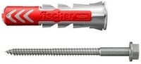 FISCHER DuoPower 10 x 50 S Schraube nicht rostender Stahl A4 (2 St&uuml;ck) 535488
