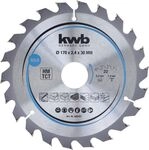 kwb S&auml;gebl HM Mittel 170x30 Z22 585457