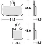 TRW Bremsbelag MCB 795 mit Zulassung