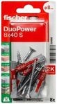 FISCHER Universald&uuml;bel DuoPower 8x40 S K (8 St&uuml;ck) 534998
