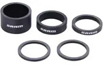 SRAM Spacer-Set 1 1/8 Zoll wei&szlig;, schwarz