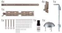 Alberts&reg; Beschlagsortiment f&uuml;r Doppeltore DURAVIS&reg; Perlbeige