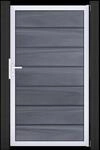 GroJa Solid Grande Premium Tor Sonderma&szlig; max. 150x180cm Aluminiumrahmen Schwarz