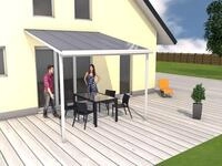 Gutta Terrassendachsystem Typ A wei&szlig;
