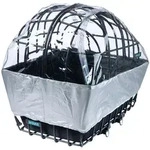 Pieper Regenschutzhaube Luna f&uuml;r Tierkorb silber / transparent