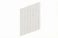 Skan Holz Carport Seitenwand - Deckelschalung Seitenwand: 230 x 330 cm wei&szlig;