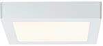Paulmann Wand- Deckenleuchte WallCeiling Lunar LED-Panel 220x220mm 15W Wei&szlig; matt/Alu