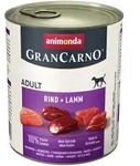 animonda Gran Carno Adult 800g Dose Hundenassfutter 6 x 800 Gramm Rind + Lamm