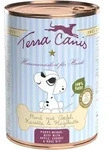 Terra Canis Welpenmen&uuml; 400g Dose Hundenassfutter 6 x 400 Gramm Rind mit Apfel,
