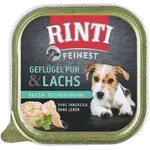 RINTI Feinest 150g Schale Hundenassfutter 11 x 150 Gramm Gefl&uuml;gel Pur & Lachs