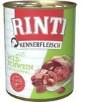 RINTI Kennerfleisch 800g Dose Hundenassfutter Sparpaket 24 x 800 Gramm Wildschwein
