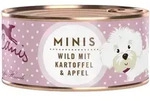 Terra Canis MINIS 100g Hundenassfutter Sparpaket 36 x 100 Gramm Wild mit Kartoffel &