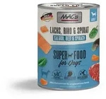 Macs Hund Lachs, Rind und Spinat Sparpaket 12 x 800g