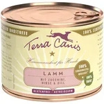 Terra Canis Classic 200g Dose Hundenassfutter 12 x 200 Gramm Lamm mit Zucchini, Hirse