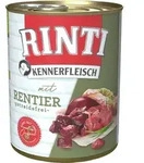 RINTI Kennerfleisch 800g Dose Hundenassfutter Sparpaket 24 x 800 Gramm Rentier