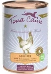 Terra Canis Senior 400g Dose Hundenassfutter 6 x 400 Gramm Huhn, Gurke, K&uuml;rbis &