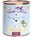 Terra Canis Welpenmen&uuml; 800g Hundenassfutter Sparpaket 12 x 800 Gramm Rind mit Apfel,