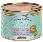 Terra Canis Getreidefrei 200g Dose Hundenassfutter 12 x 200 Gramm Kaninchen mit