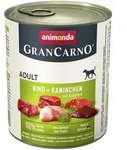 animonda Gran Carno Adult 800g Dose Hundenassfutter Sparpaket 12 x 800 Gramm Rind +