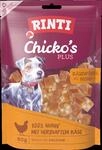RINTI Chicko Plus 80 Gramm Hundesnacks K&auml;sew&uuml;rfel mit Huhn
