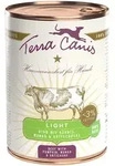 Terra Canis Light 400g Dose Hundenassfutter Sparpaket 12 x 400 Gramm Rind mit