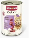animonda Carny Adult 400g Dose Katzennassfutter 6 x 400 Gramm Rind + Lamm