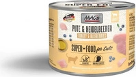 MAC's Cat 200g Dose Katzennassfutter 6 x 200 Gramm Pute & Heidelbeeren