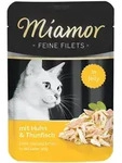 Miamor Feine Filets in Jelly 100g Frischebeutel Katzennassfutter 24 x 100 Gramm Huhn