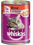 Whiskas 1+ Terrine 400 Gramm Katzennassfutter 24 x 400 Gramm Rind