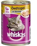 Whiskas 1+ Terrine 400 Gramm Katzennassfutter 24 x 400 Gramm Gefl&uuml;gel