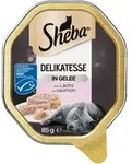 Sheba Delikatesse Gelee 85 Gramm Katzennassfutter 22 x 85 Gramm Geschnetzeltes mit