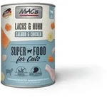 MAC's Cat 400g Dose Katzennassfutter Sparpaket 12 x 400 Gramm Lachs & H&uuml;hnchen
