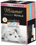 Miamor Ragout Royale in Jelly 12x100g Beutel Multipack Katzennassfutter Pute, Lachs &