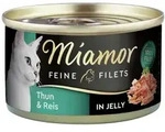 Miamor Feine Filets in Jelly 100g Dose Katzennassfutter 24 x 100 Gramm Thunfisch &