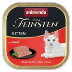 animonda Vom Feinsten Kitten 100g Schale Katzennassfutter Sparpaket 64 x 100 Gramm