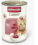 animonda Carny Adult 400g Dose Katzennassfutter Sparpaket 12 x 400 Gramm Rind + Herz