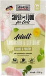 MAC's Cat 100g Beutel Katzennassfutter Sparpaket 24 x 100 Gramm Kaninchen & Gefl&uuml;gel