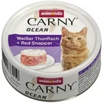 animonda Carny Ocean 80g Dose Katzennassfutter Sparpaket 24 x 80 Gramm Wei&szlig;er