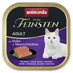 animonda Vom Feinsten Adult 100g Schale Katzennassfutter 32 x 100 Gramm Huhn +