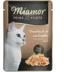 Miamor Feine Filets in Jelly 100g Frischebeutel Katzennassfutter Sparpaket 48 x 100