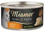 Miamor Feine Filets Naturell Huhn&K&uuml;rbis 48x80g Sparpaket