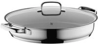 WMF Gourmet-/Fischpfanne mit Glasdeckel, oval, 38 x 26 cm