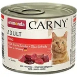 animonda Carny Adult 200g Dose Katzennassfutter Sparpaket 12 x 200 Gramm Rind pur