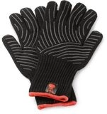Weber Grillhandschuh-Set - mit Silikon- Grifffl&auml;chen, Schwarz (S/M)
