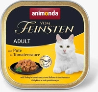 animonda Vom Feinsten Adult mit Sauce 100g Schale Katzennassfutter 32 x 100 Gramm