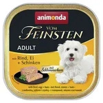 animonda Vom Feinsten Adult mit Schlemmerkern 150g Schale Hundenassfutter 22 x...