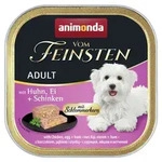 animonda Vom Feinsten Adult mit Schlemmerkern 150g Schale Hundenassfutter Sparpaket