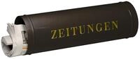Burg W&auml;chter Zeitungsbox rund braun 800 BR